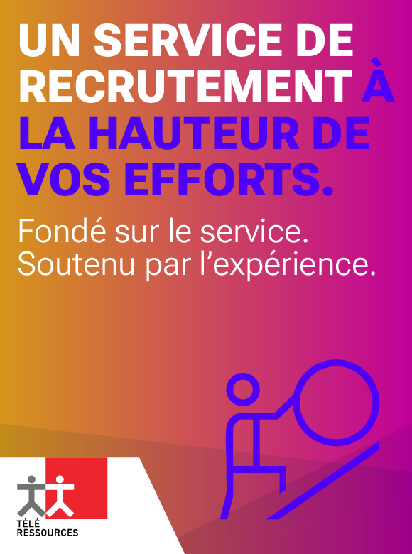 Un service de recrutement à la hauteur de vos efforts. Fondé sur le service. Soutenu par l’expérience. (icône de personne poussant une boule en montée)