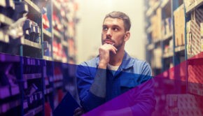 industiral worker in a wareshouse