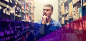 industiral worker in a wareshouse