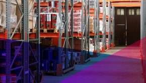interior photo of a warehouse